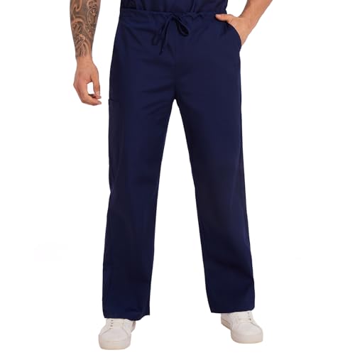 JONATHAN UNIFORM Medizinische Schlupfhosen für Herren Arbeitshose Medizin Schlupfhose Berufsbekleidung Pflege Herren Hose mit Elastischem Kordelzug von JONATHAN UNIFORM