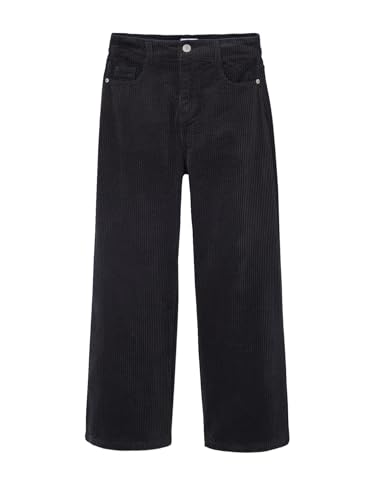 JONEN Weite Mädchen Cordhose anthrazit 158 von JONEN