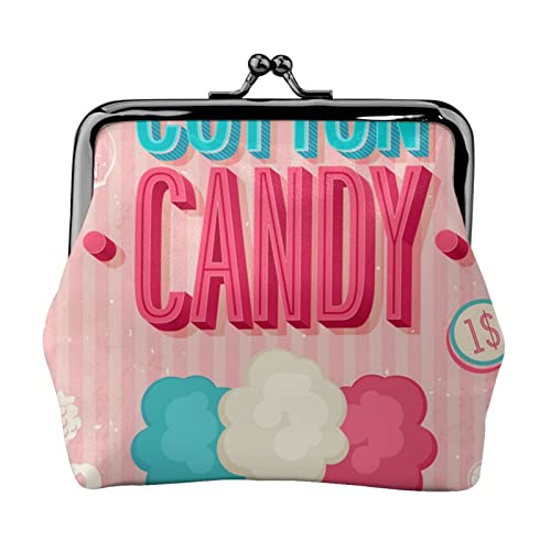 Cute Dolphin Damen Leder Kiss Lock Münzbörse - Stilvolle und kompakte Münzbörse für den täglichen Gebrauch, COTTON CANDY, Einheitsgröße, Münztasche von JONGYA