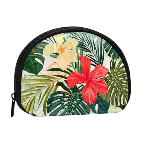 Summer Hawaiian Printed Seashell Portable Mini Change Storage Bag, Durable And Portable von JONGYA