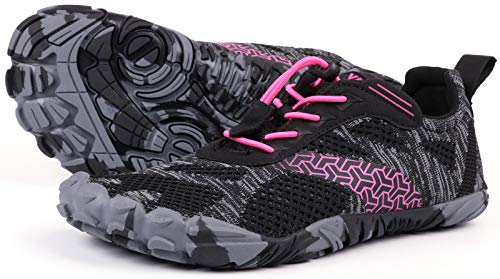 JOOMRA Damen Minimalistische Trail Running Barfußschuhe | Breite Zehenbox | Zero Drop, A_Rose Rot/Strick, 8.5 JOOMRA Damen Minimalistische Trail Running Barfußschuhe | Breite Zehenbox | Zero Drop, A_Rose Rot/Strick, 8.5 von JOOMRA