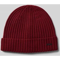 JOOP! Collection Beanie mit Label-Detail Modell 'FRANCIS' in Bordeaux, Größe 1 JOOP! Collection Beanie mit Label-Detail Modell 'FRANCIS' in Bordeaux, Größe 1 von JOOP! Collection