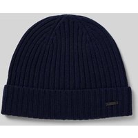 JOOP! Collection Beanie mit Label-Detail Modell 'FRANCIS' in Marine, Größe 1 JOOP! Collection Beanie mit Label-Detail Modell 'FRANCIS' in Marine, Größe 1 von JOOP! Collection