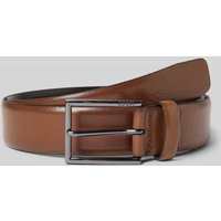 JOOP! Collection Ledergürtel mit Label-Prägung in Cognac, Größe 85 von JOOP! Collection