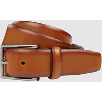 JOOP! Collection Ledergürtel mit Label-Prägung in Cognac, Größe 140 von JOOP! Collection
