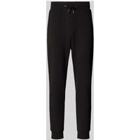 JOOP! Collection Loose Fit Sweatpants mit angedeutetem Eingriff Modell 'Stelios' in Black, Größe XL von JOOP! Collection