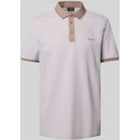 JOOP! Collection Poloshirt mit Label-Stitching in Beige, Größe XXL von JOOP! Collection