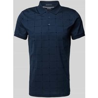 JOOP! Collection Poloshirt mit Strukturmuster Modell 'Phelan' in Marine, Größe XXL von JOOP! Collection