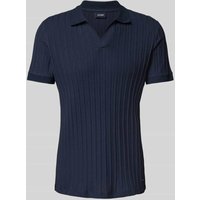 JOOP! Collection Poloshirt mit V-Ausschnitt Modell 'Baron' in Marine, Größe S von JOOP! Collection