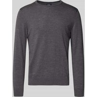 JOOP! Collection Strickpullover mit Rundhalsausschnitt in Anthrazit, Größe XXL von JOOP! Collection