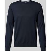 JOOP! Collection Strickpullover mit Rundhalsausschnitt in Marine, Größe XXL von JOOP! Collection