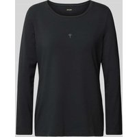 JOOP! Collection Pyjama-Oberteil mit Logo-Stitching in Black, Größe 38 von JOOP! Collection