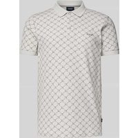 JOOP! Collection Regular Fit Poloshirt mit Label-Stitching Modell 'Paigam' in Weiss, Größe XXL von JOOP! Collection