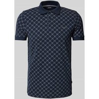 JOOP! Collection Regular Fit Poloshirt mit Label-Stitching Modell 'Paigam' in Dunkelblau, Größe XXL von JOOP! Collection
