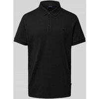 JOOP! Collection Regular Fit Poloshirt mit Logo-Stitching in Black, Größe XXL von JOOP! Collection