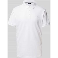 JOOP! Collection Regular Fit Poloshirt mit Logo-Stitching in Weiss, Größe XXL von JOOP! Collection