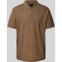 JOOP! Collection Regular Fit Poloshirt mit Strukturmuster Modell 'Brody' in Beige, Größe XXL von JOOP! Collection