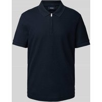 JOOP! Collection Regular Fit Poloshirt mit Strukturmuster Modell 'Brody' in Marine, Größe XXL von JOOP! Collection