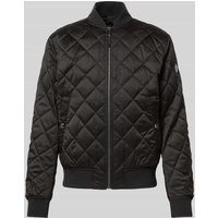 JOOP! Collection Regular Fit Steppjacke mit Stehkragen Modell 'Adams' in Black, Größe 50 von JOOP! Collection