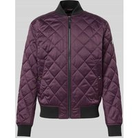 JOOP! Collection Regular Fit Steppjacke mit Stehkragen Modell 'Adams' in Purple, Größe 52 von JOOP! Collection