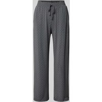JOOP! Collection Relaxed Fit Pyjama-Hose mit elastischem Bund in Dunkelgrau, Größe 40 von JOOP! Collection