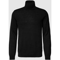 JOOP! Collection Rollkragenpullover aus Merinowolle Modell 'Donte' in Black, Größe L von JOOP! Collection