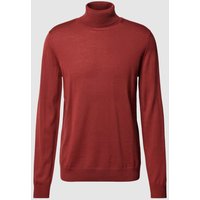 JOOP! Collection Rollkragenpullover aus Schurwolle Modell 'Donte' in Bordeaux, Größe XL von JOOP! Collection