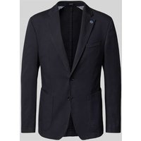 JOOP! Collection Slim Fit 2-Knopf-Sakko mit Reverskragen Modell 'Hoverest' in Marine, Größe 26 von JOOP! Collection