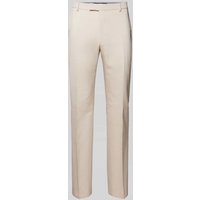 JOOP! Collection Slim Fit Anzughose mit Bügelfalten Modell 'Blayr' in Sand, Größe 44 von JOOP! Collection