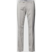 JOOP! Collection Slim Fit Anzughose mit Bügelfalten Modell 'Blayr' in Silber, Größe 50 von JOOP! Collection