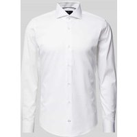 JOOP! Collection Slim Fit Business-Hemd mit Haifischkragen Modell 'Pares' in Weiss, Größe 41 von JOOP! Collection