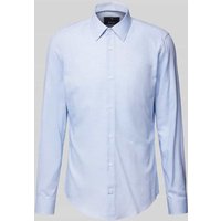 JOOP! Collection Slim Fit Business-Hemd mit Kentkragen Modell 'Pierce' in Bleu, Größe 38 von JOOP! Collection