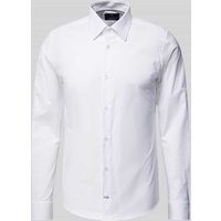 JOOP! Collection Slim Fit Business-Hemd mit Kentkragen Modell 'Pierce' in Weiss, Größe 44 von JOOP! Collection