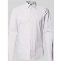 JOOP! Collection Slim Fit Business-Hemd mit Knopfleiste Modell 'Pit' in Beige, Größe 40 von JOOP! Collection