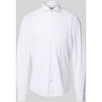 JOOP! Collection Slim Fit Business-Hemd mit Knopfleiste in Weiss, Größe 40 von JOOP! Collection