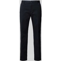 JOOP! Collection Slim Fit Chino mit Gürtelschlaufen Modell 'Hank' in Marine, Größe 56 von JOOP! Collection