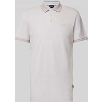 JOOP! Collection Slim Fit Poloshirt mit Knopfleiste Modell 'Percy' in Beige, Größe XXL von JOOP! Collection