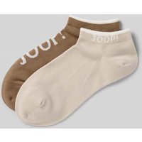 JOOP! Collection Sneakersocken im 2er-Pack mit Logo-Details in Beige, Größe 39-42 von JOOP! Collection