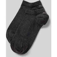 JOOP! Collection Sneakersocken mit Label-Print in Anthrazit Melange, Größe 43-46 von JOOP! Collection
