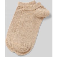 JOOP! Collection Sneakersocken mit Label-Print in Sand Melange, Größe 43-46 von JOOP! Collection