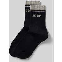 JOOP! Collection Socken im 2er-Pack mit Label-Stitching in Black, Größe 43-46 von JOOP! Collection