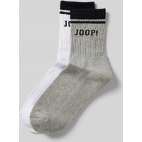 JOOP! Collection Socken im 2er-Pack mit Label-Stitching in Weiss, Größe 39-42 JOOP! Collection Socken im 2er-Pack mit Label-Stitching in Weiss, Größe 39-42 von JOOP! Collection