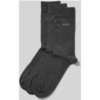 JOOP! Collection Socken mit Label-Detail im 3er-Pack in Anthrazit, Größe 39-42 von JOOP! Collection