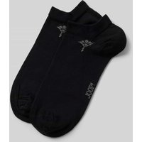 JOOP! Collection Socken mit Label-Print Modell 'Cornflower' in Black, Größe 39-42 von JOOP! Collection