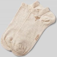 JOOP! Collection Socken mit Label-Print Modell 'Cornflower' in Sand, Größe 39-42 von JOOP! Collection