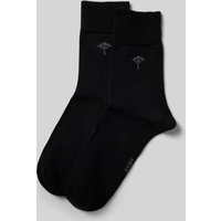 JOOP! Collection Socken mit Label-Print im 2er-Pack in Black, Größe 39-42 von JOOP! Collection