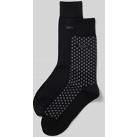 JOOP! Collection Socken mit Label-Print im 2er-Pack in Black, Größe 39-42 von JOOP! Collection