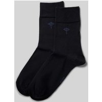 JOOP! Collection Socken mit Label-Print im 2er-Pack in Marine, Größe 39-42 von JOOP! Collection