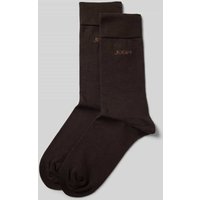 JOOP! Collection Socken mit Label-Print in Dunkelbraun, Größe 39-42 von JOOP! Collection