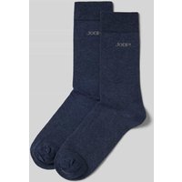 JOOP! Collection Socken mit Label-Print in Jeansblau, Größe 43-46 von JOOP! Collection